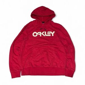 Oakley B1B Pullover Hoodie Red Spellout